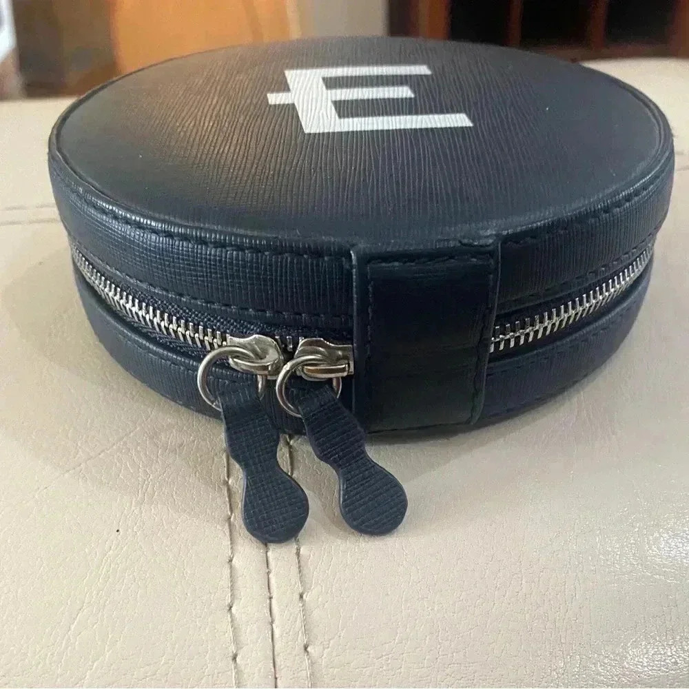 Mark & Graham Monogramed Mini Travel Earring Case